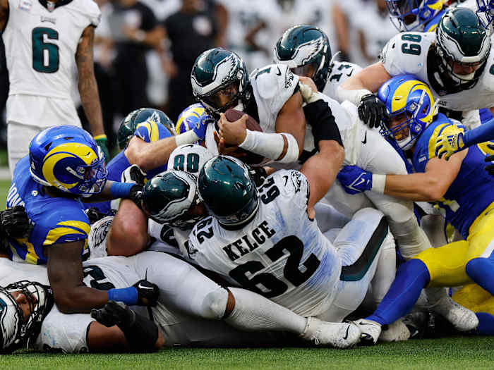 Jason Kelce is one of the reasons behind the Philadelphia Eagles' success with the 'Tush Push.'